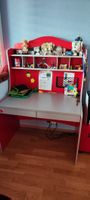 Schreibtisch für Kinder, rot/grau, ideal fürs Kinderzimmer!