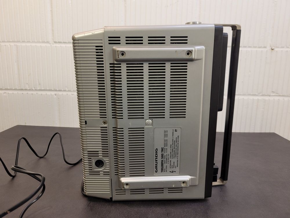 Grundig Triumph 580 TRC Portable TV Cassette Recorder 1980 J Kaufen