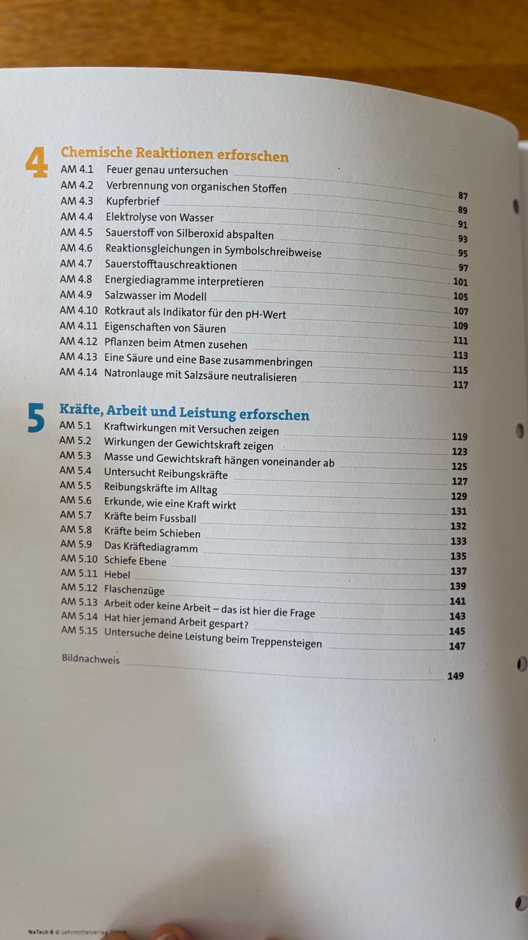 Livres: NaTech Arbeitsheft N1, 8. Klasse – Neuf (Voir description) à Bauma par Lieverd01 2