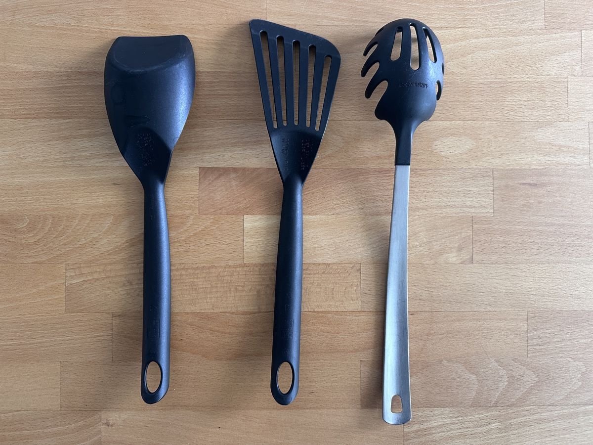 Migros Set di posate: Ustensiles de cuisine, lot de 3 – Usato da Promasens venduto da Toblerone83 1