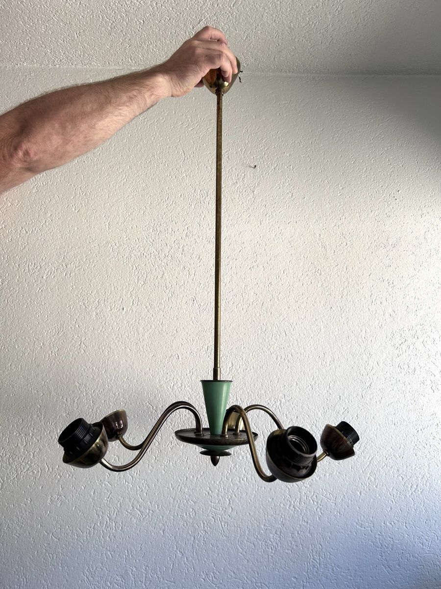 Lampadari & plafoniere: Deckenlampe Messinggrün 50er Jahre  – Usato da Zürich venduto da ann_9fv5 1