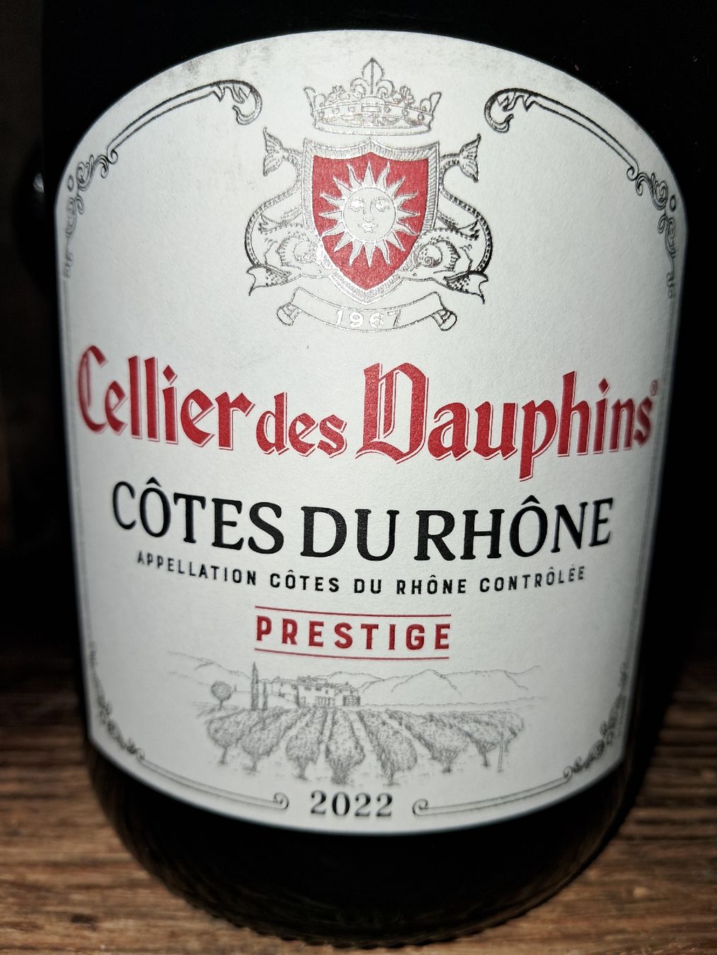 Vino: cellier des dauphins cotes-du-rhone prestige 2022 – Nuovo e nell'imballaggio originale da Le locle venduto da juliensaran