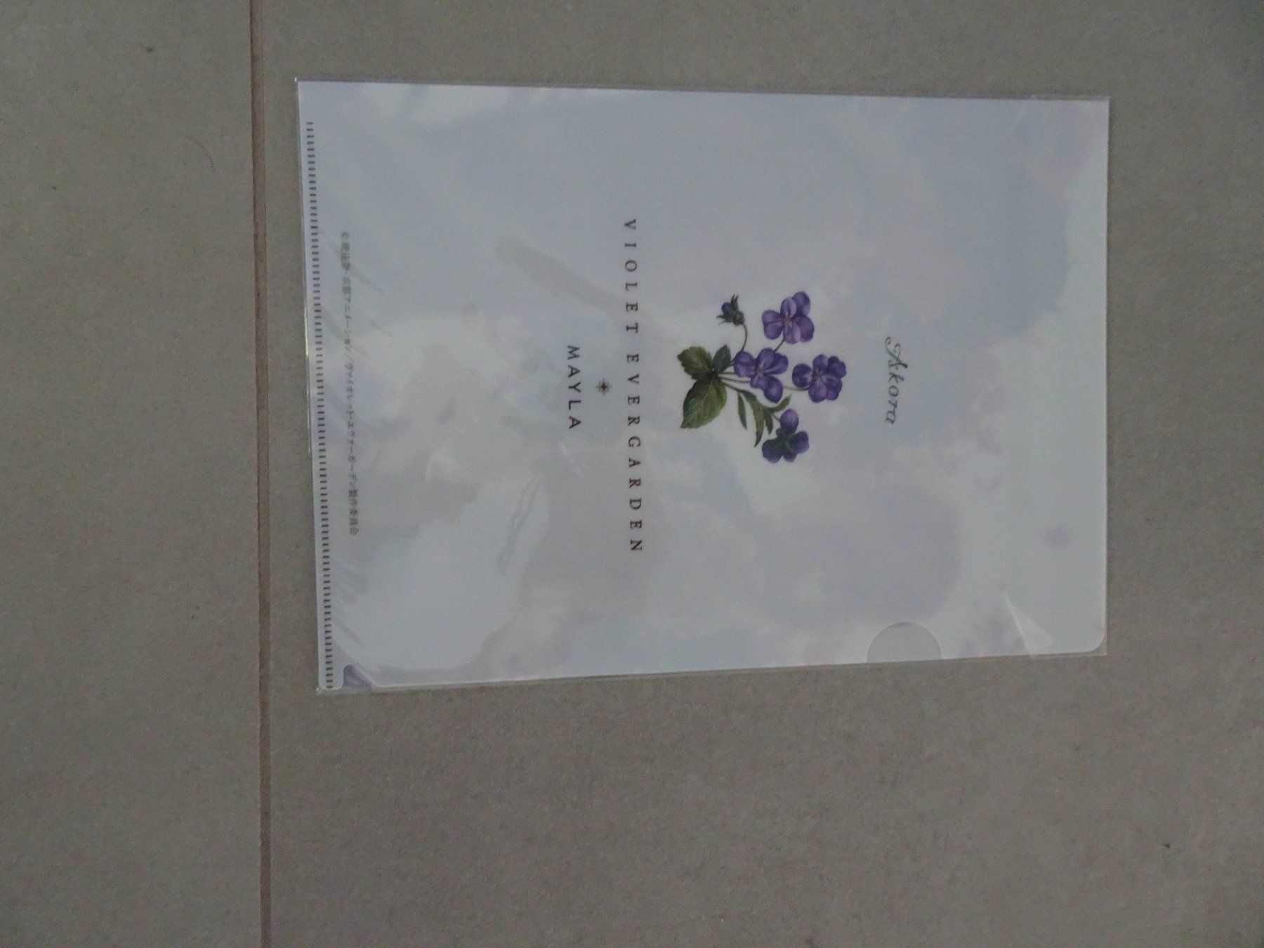 Pflanzen & Samen: Violet Evergarden Schutzmappe – Neu und originalverpackt aus Bern von Maronn 1