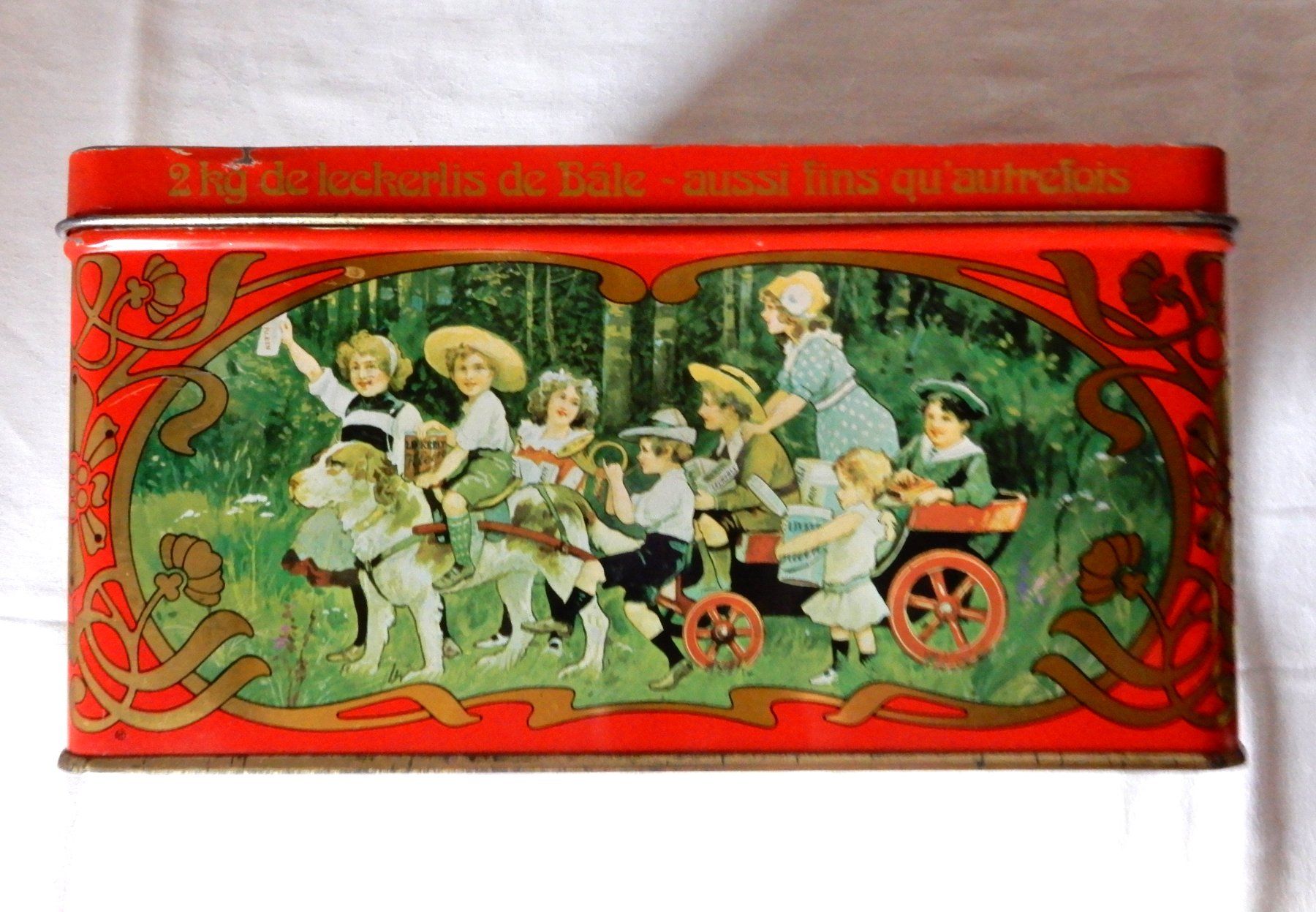Dosen: Jubiläums-Blechdose Basler Läckerli-Huus 1902 - 1972 – Gebraucht aus Senèdes von tintinette43 4
