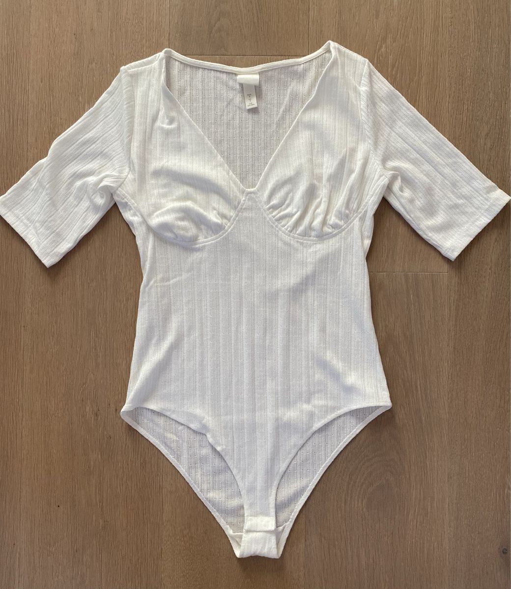 H&M Altra biancheria intima: Neues weisses H&M Body Grösse S – Nuovo (secondo la descrizione) da Winkel venduto da Flyhy2020