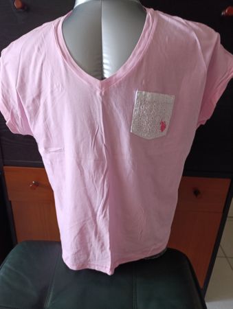 T-shirt USPolo rose