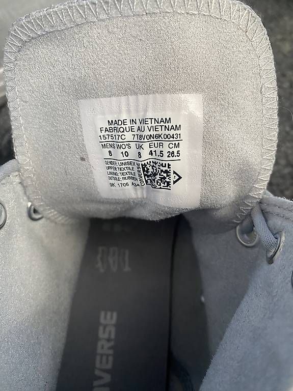 Converse Scarpe da uomo: Converse Hellgrau in Grösse 41.5 – Usato da Herrenschwanden venduto da ale_5ggz 1