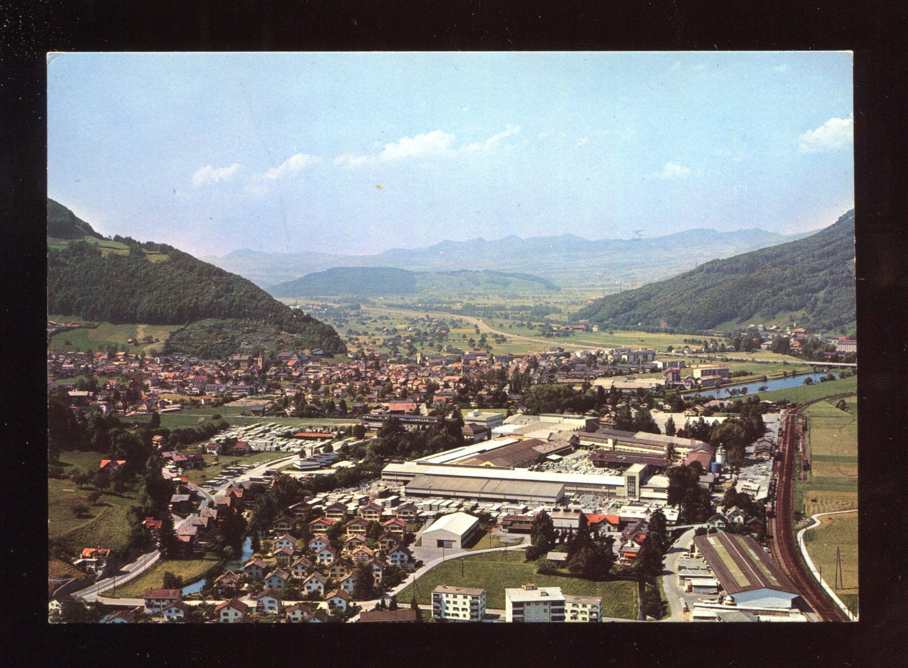 Ansichtskarten: Niederurnen, Eternitwerk – Gebraucht aus Aarau von Elmaar41