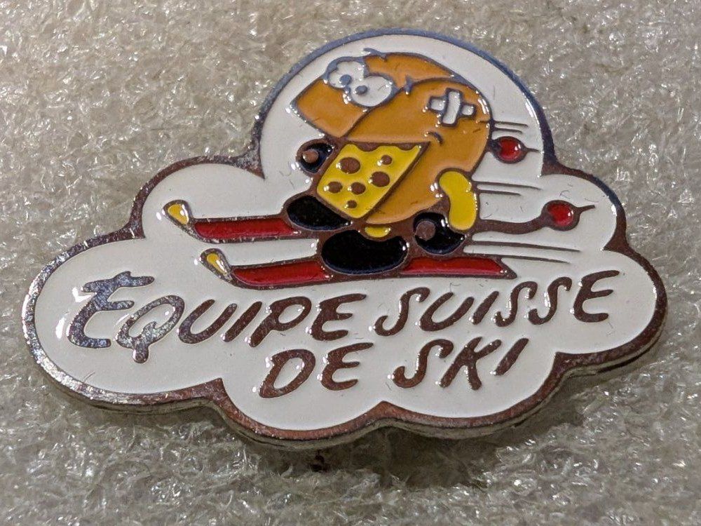 Placchette & Badge: Ansteckpin 2: Equipe Suisse de Ski – Usato da Oppligen venduto da Pin-Fall-Shop
