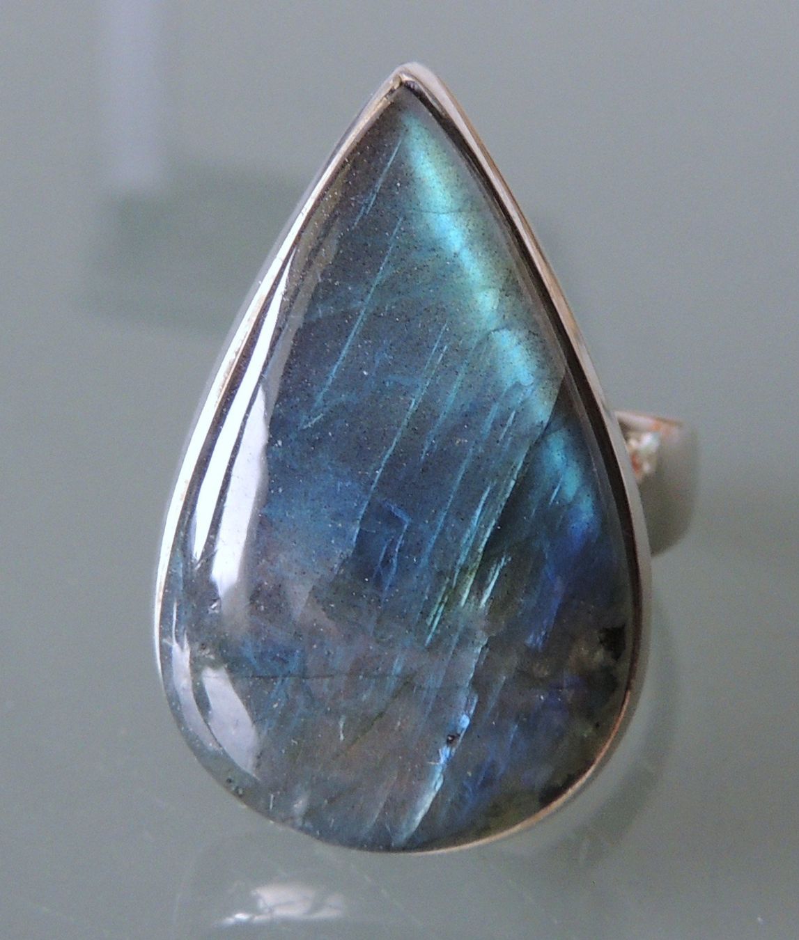 Anelli: Labradorit Silber 925 Fingerring – Nuovo e nell'imballaggio originale da Waldenburg venduto da schaller707 3
