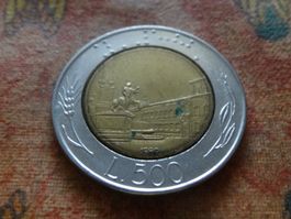 ITALIE  500  Lire  1989