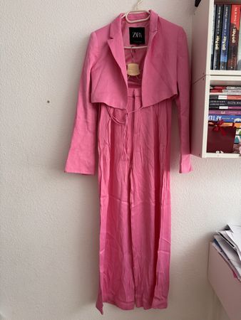 ensemble Satiné Zara rose 