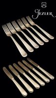 Silberbesteck Vintage 1950 Mid-Century Design Jezler Silber 