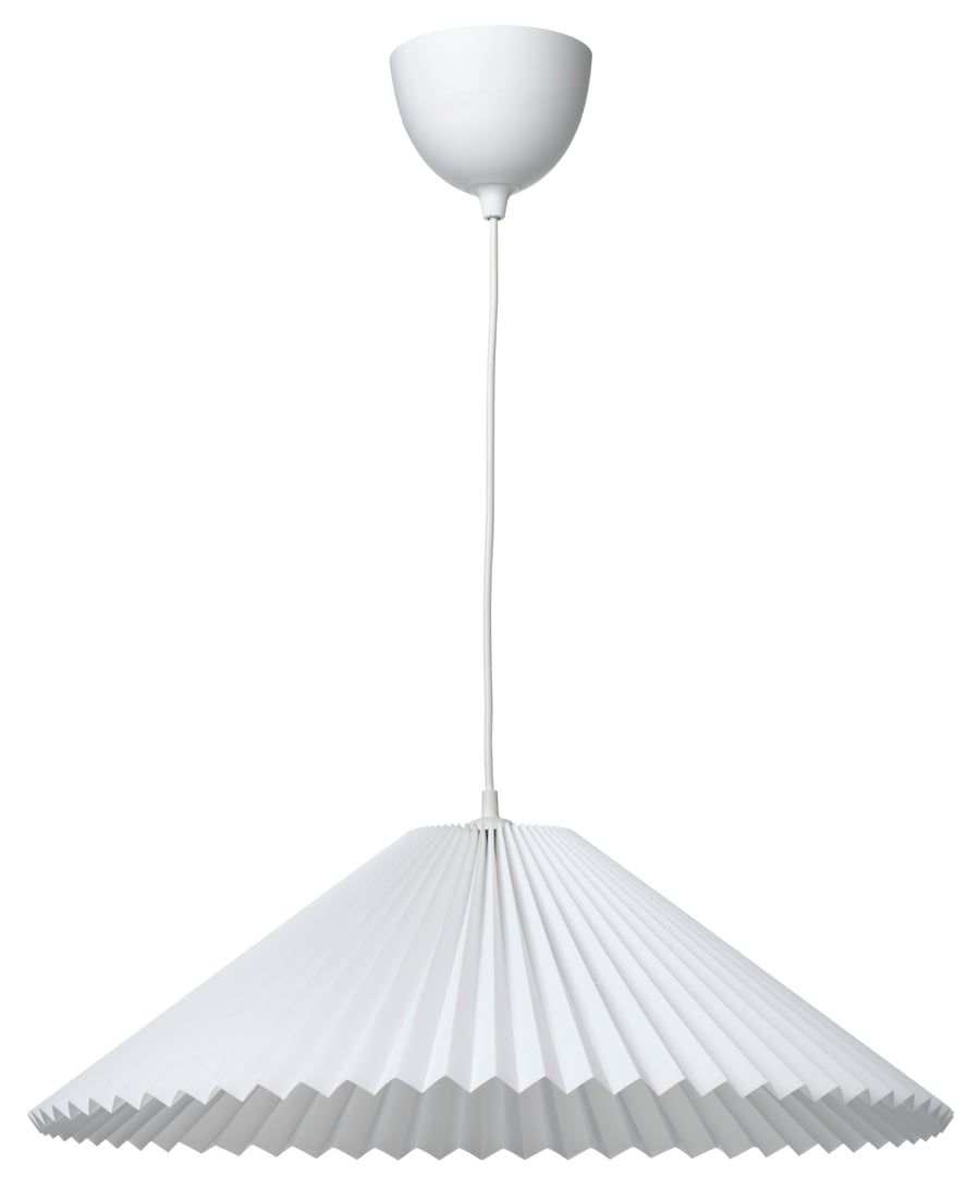 Ikea Kronleuchter & Deckenlampen: Hängeleuchte, plissiert weiß, 59 cm – Neu (gemäss Beschreibung) aus Zürich von Sophie_8008