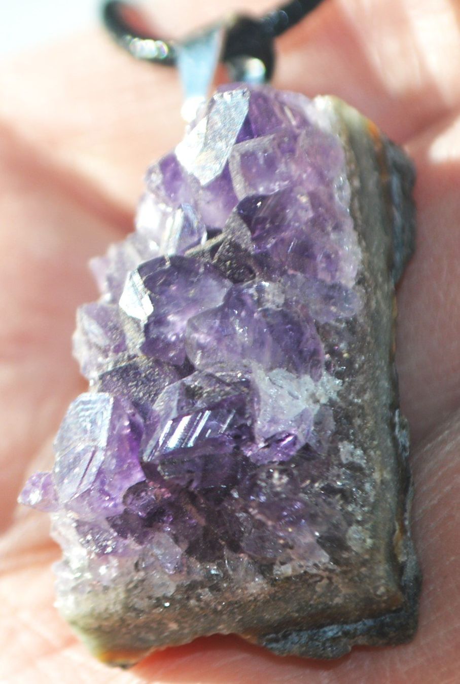 Ketten: Halskette D-436 – Amethyst Cluster – Neu und originalverpackt aus Goldiwil (Thun) von han_v5b7 2