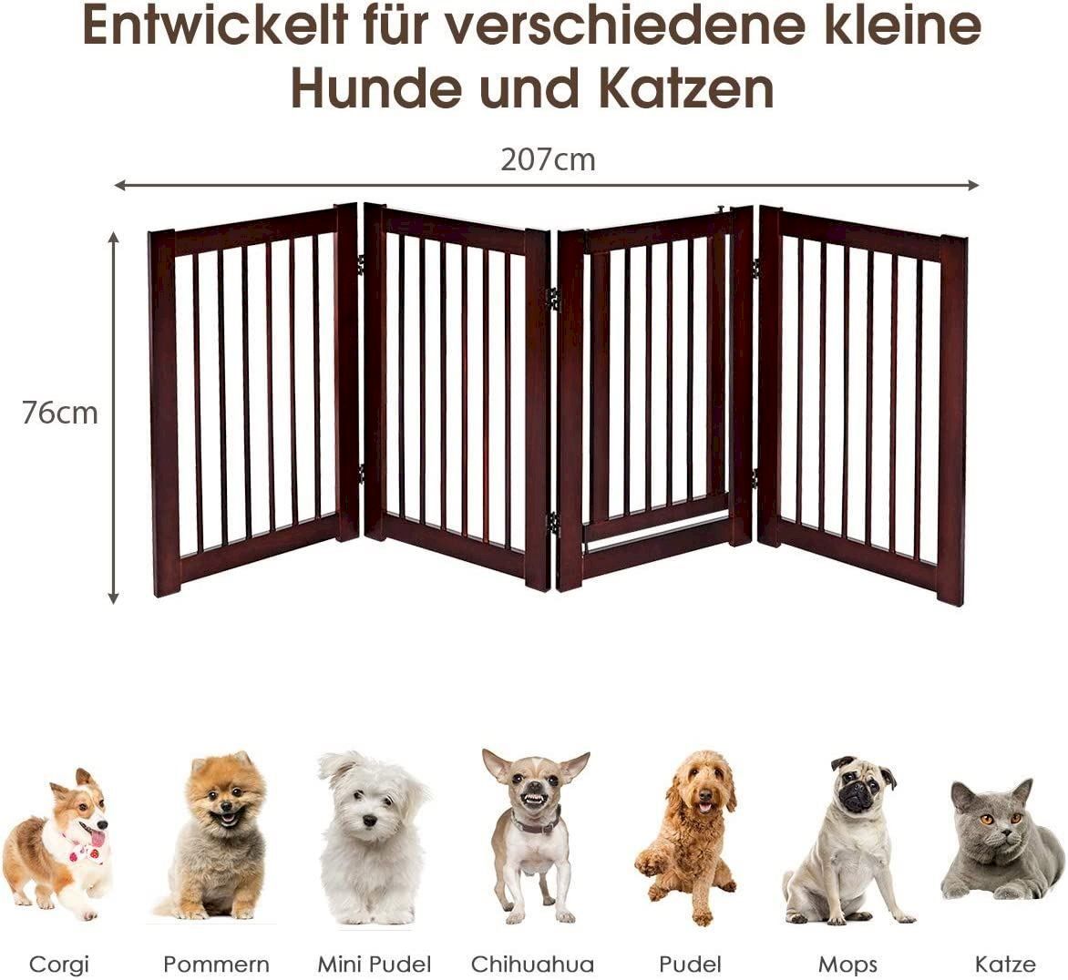 Lauf- & Sicherungsgitter: 4 Stücke klappbar Absperrgitter 203x76cm – Neu und originalverpackt aus Bottighofen von zaap 3