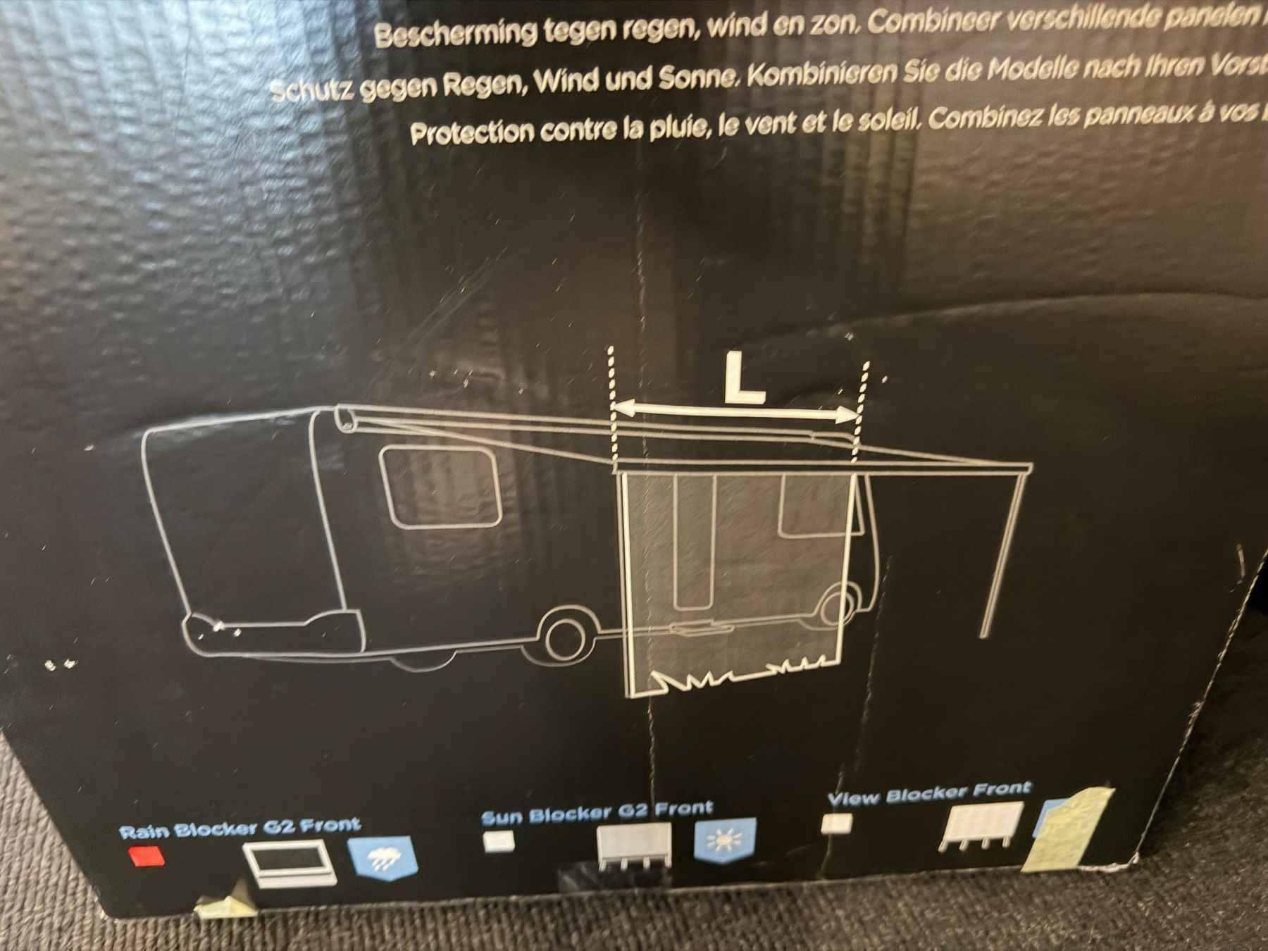 Altro: Thule Rain Blocker G2 Front 1.27m - Camping Saison Start! – Usato da Baar venduto da BRCamper 1