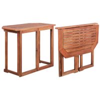 Klappbarer Tisch 90x50x75 cm Akazie Massivholz