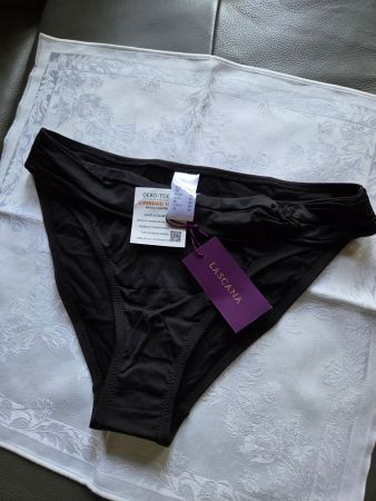 NEU Bikini Unterteil, Slip im edlen Schwarz Lascana Gr. 38