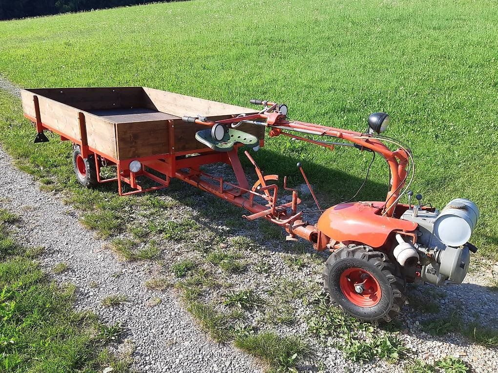 Bucher Tutte le macchine: Einachser Bucher K4 mit Anhänger – Usato da Herisau venduto da rensig 1