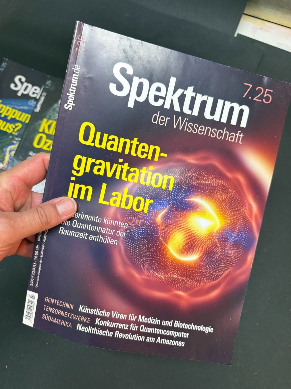Riviste & Magazine: 3 Hefte Spektrum der Wissenschaft – Usato da Lützelflüh-Goldbach venduto da Napfnugget01 3