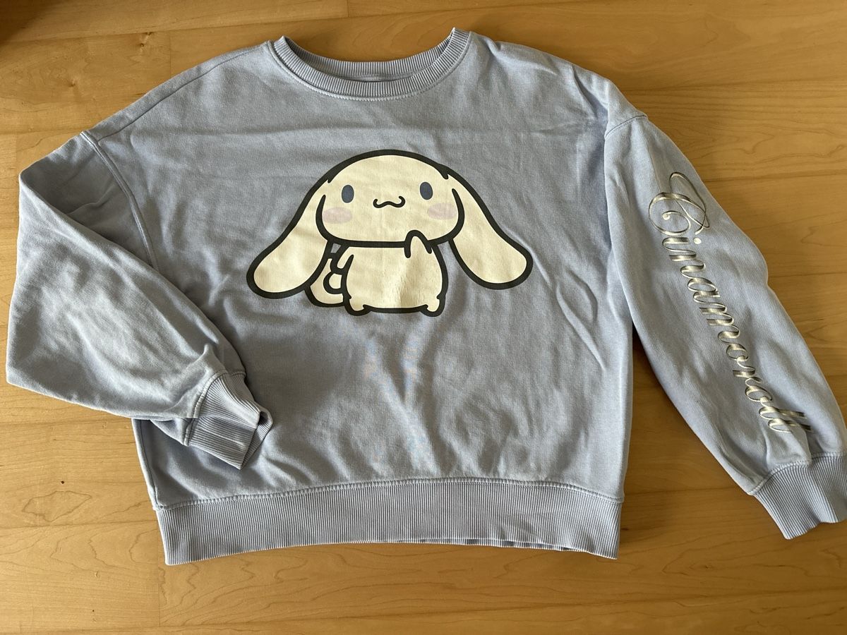 H&M Pullover & Sweatshirts: H&M Pullover kurz hellblau Grösse 146/152 Cinnamoroll – Gebraucht aus Flawil von savoypremium