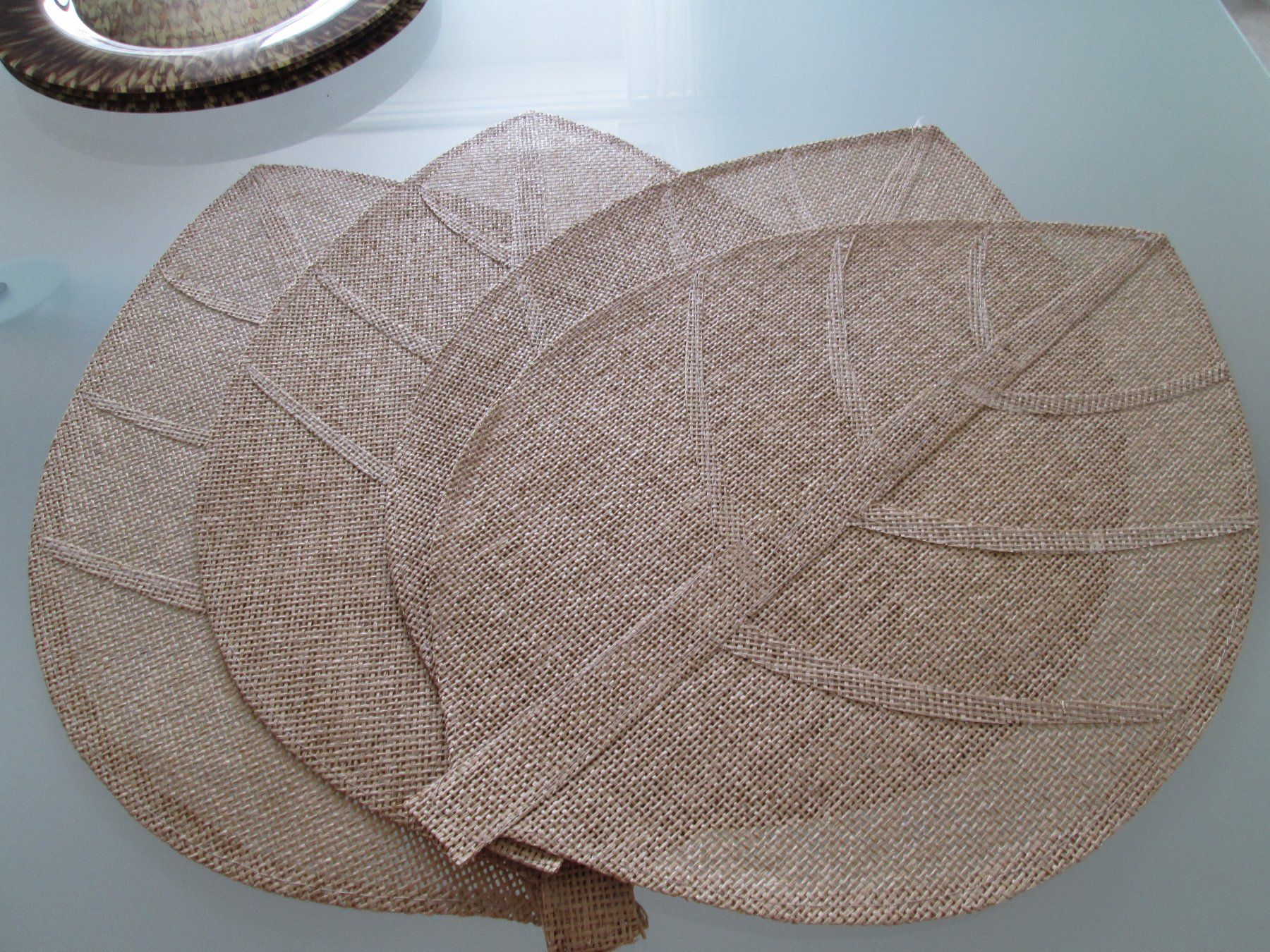 Teller: 4 Glasteller gross D-31cm.,4Stk.Platzset – Gebraucht aus Movelier von ddomenika 4