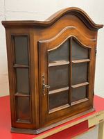 Vintage eckregal vitrine Mit schlüssel  75x50x70cm 