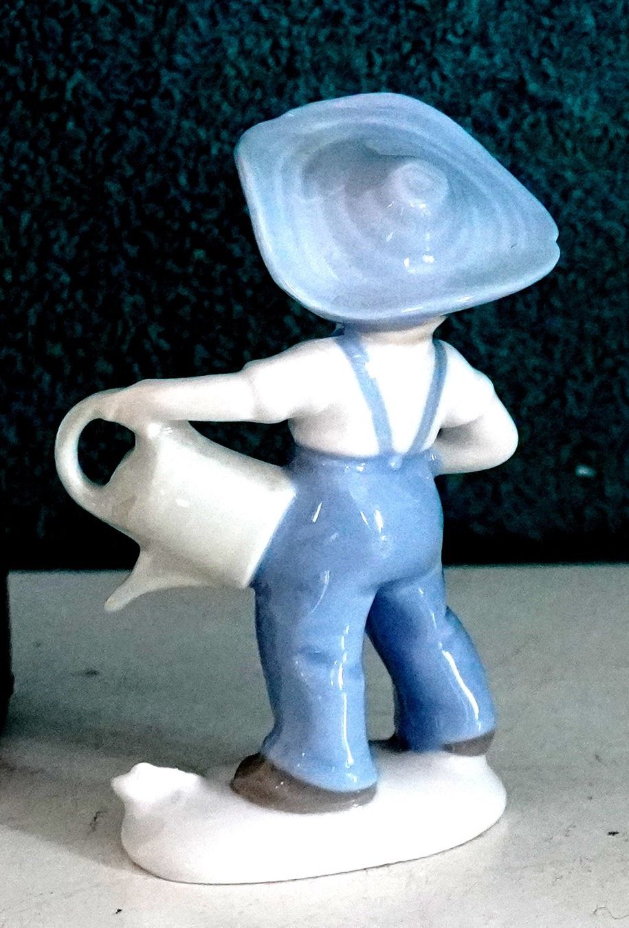 Statuette: Gärtner am Blumen giessen Pozellan – Usato da Baar venduto da 2cvbaar 3