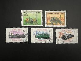 Hungary diverse  Old Trains gestempelt( D242)