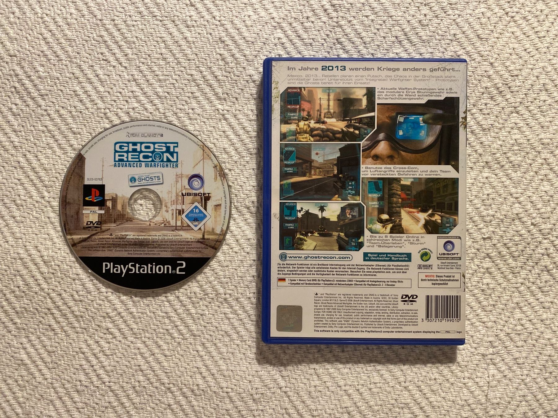 Sony Giochi: Tom Clancy‘s Ghost Recon Advanced Warfighter PS2 – Usato da Reichenbach i. K. venduto da Daniel840 1