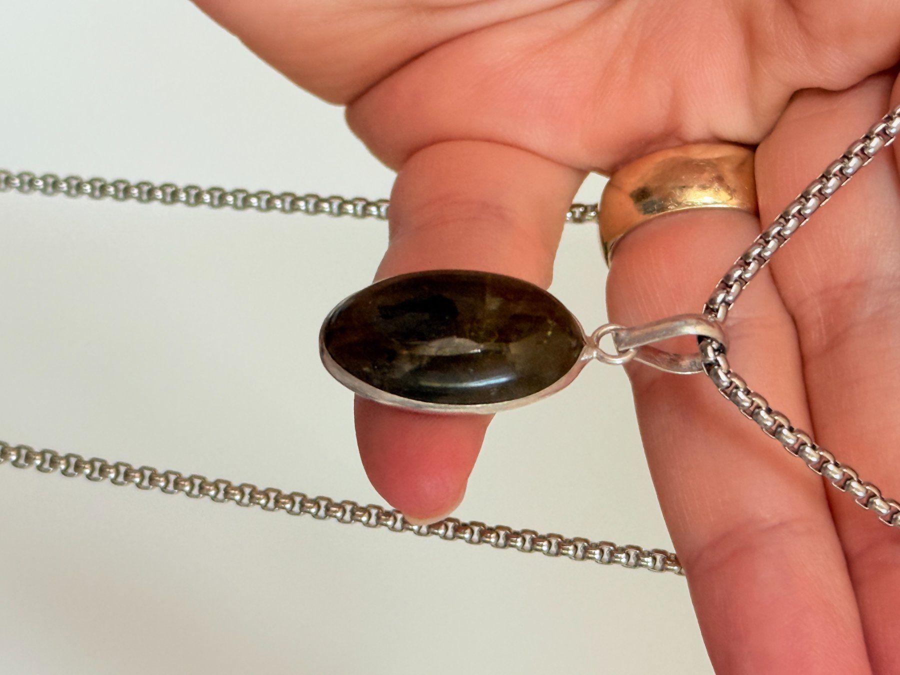 Catenine: Labradorite necklace – Nuovo e nell'imballaggio originale da Genève venduto da AGBERG 4