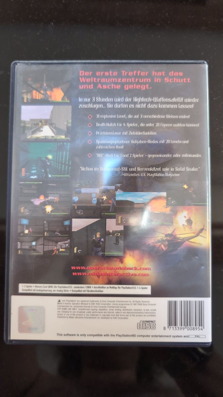 Spiele: Operation Winback PS2 – Gebraucht aus Zürich von man_8hdl 1