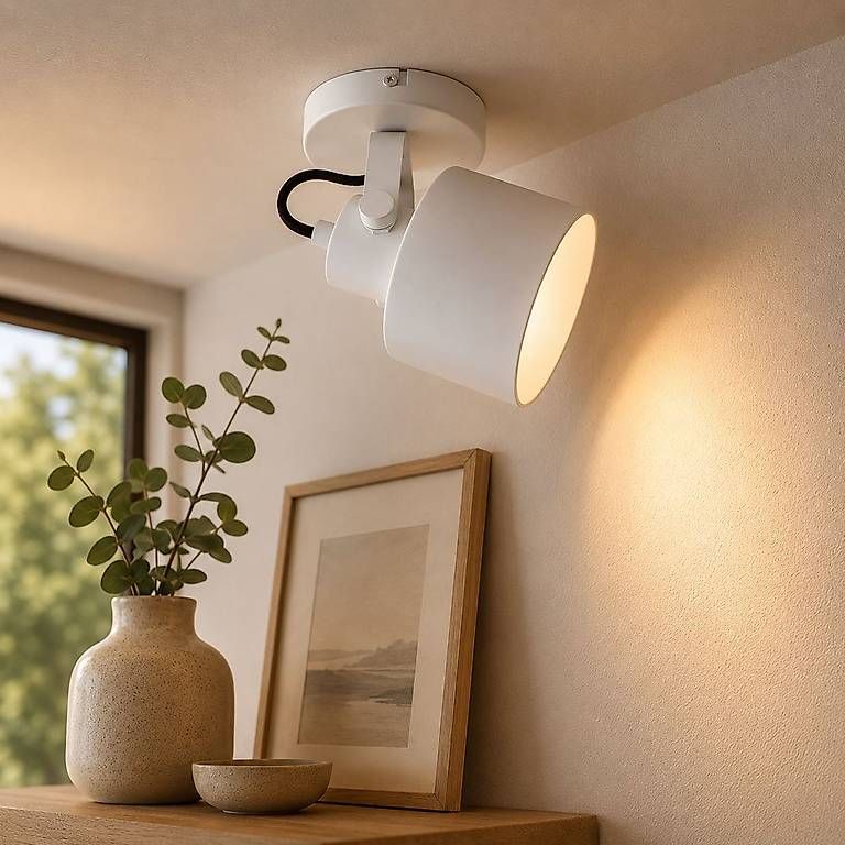 Lampade: LANA Spot 1-flammig in Hellgrau – Nuovo e nell'imballaggio originale da Sissach venduto da mondilux 4