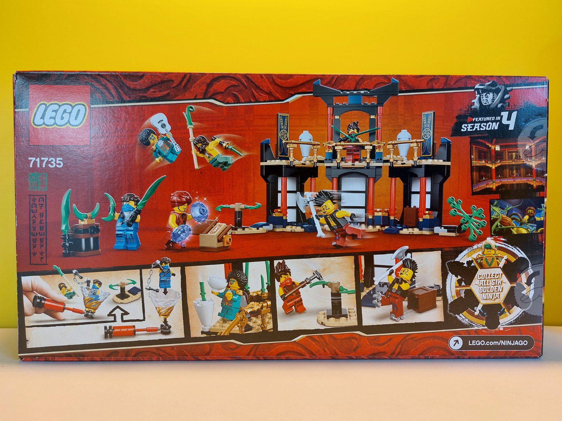 Lego Kit di costruzioni: LEGO Ninjago 71735 Turnier der Elemente NEU – Nuovo e nell'imballaggio originale da St.Gallen venduto da TinasBauundSpiel 2