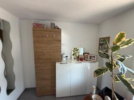 Garderobe Holzoptik mit Haken und Ablage  177 x 60cm x