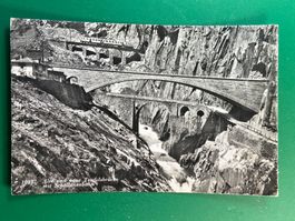 Alte und neue Teufelsbrücke - Schöllenenbahn
