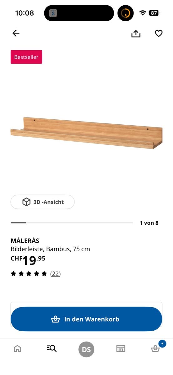 Cornici: Maleras Bilderleisten IKEA 2 Stk – Usato da Zürich venduto da deliahsdiary 1