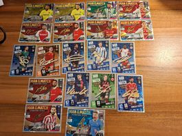 Match attax Fussballkarte Signature Style Karten