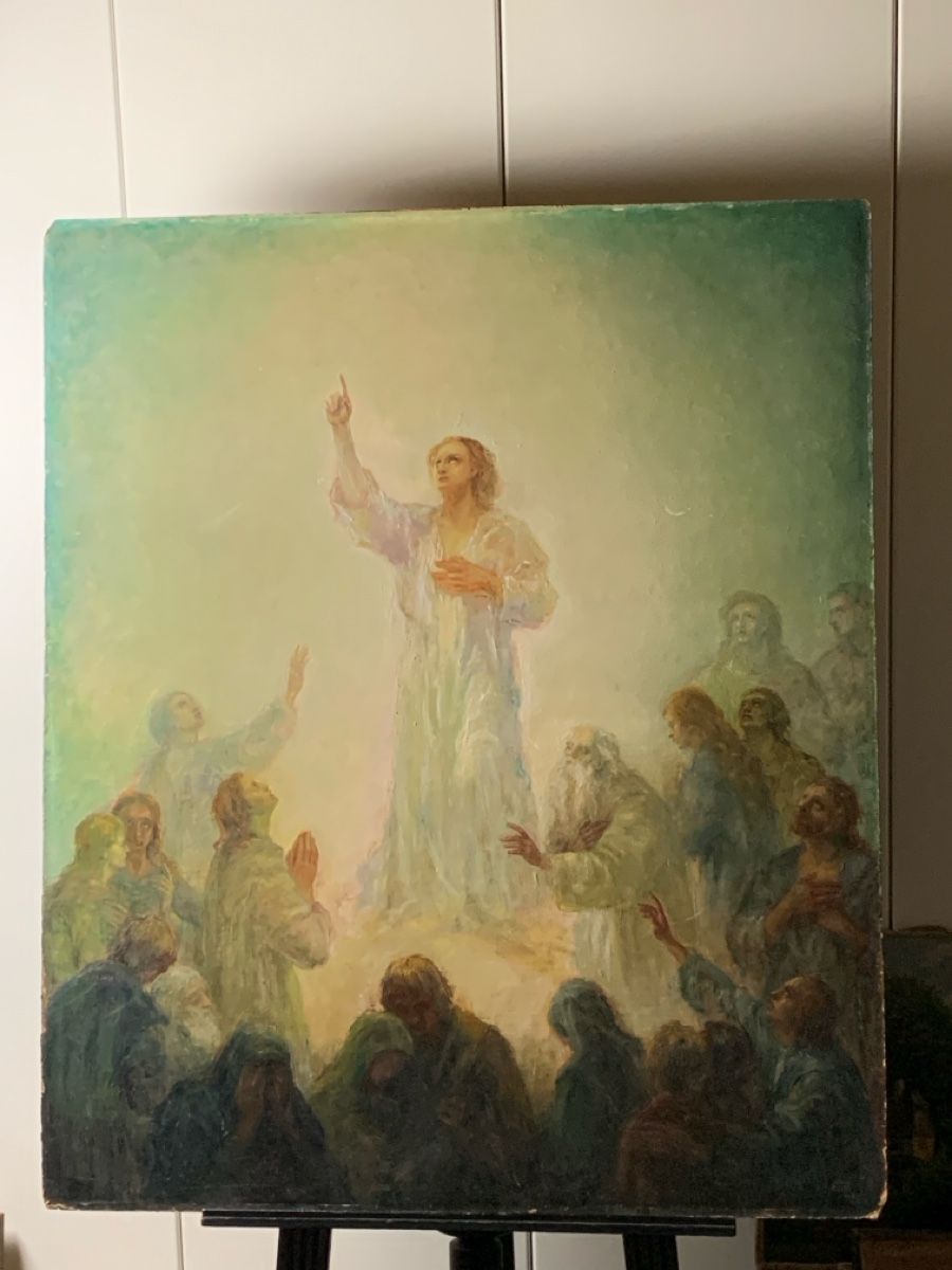 Tableaux: E.W.  1955 grosses Gemälde – D'occasion à Wolfhalden par SecondAntique 1