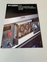 ORIGINAL STUDER A710 PROF. KASETTEN-TONBAND-GERÄT KATALOG