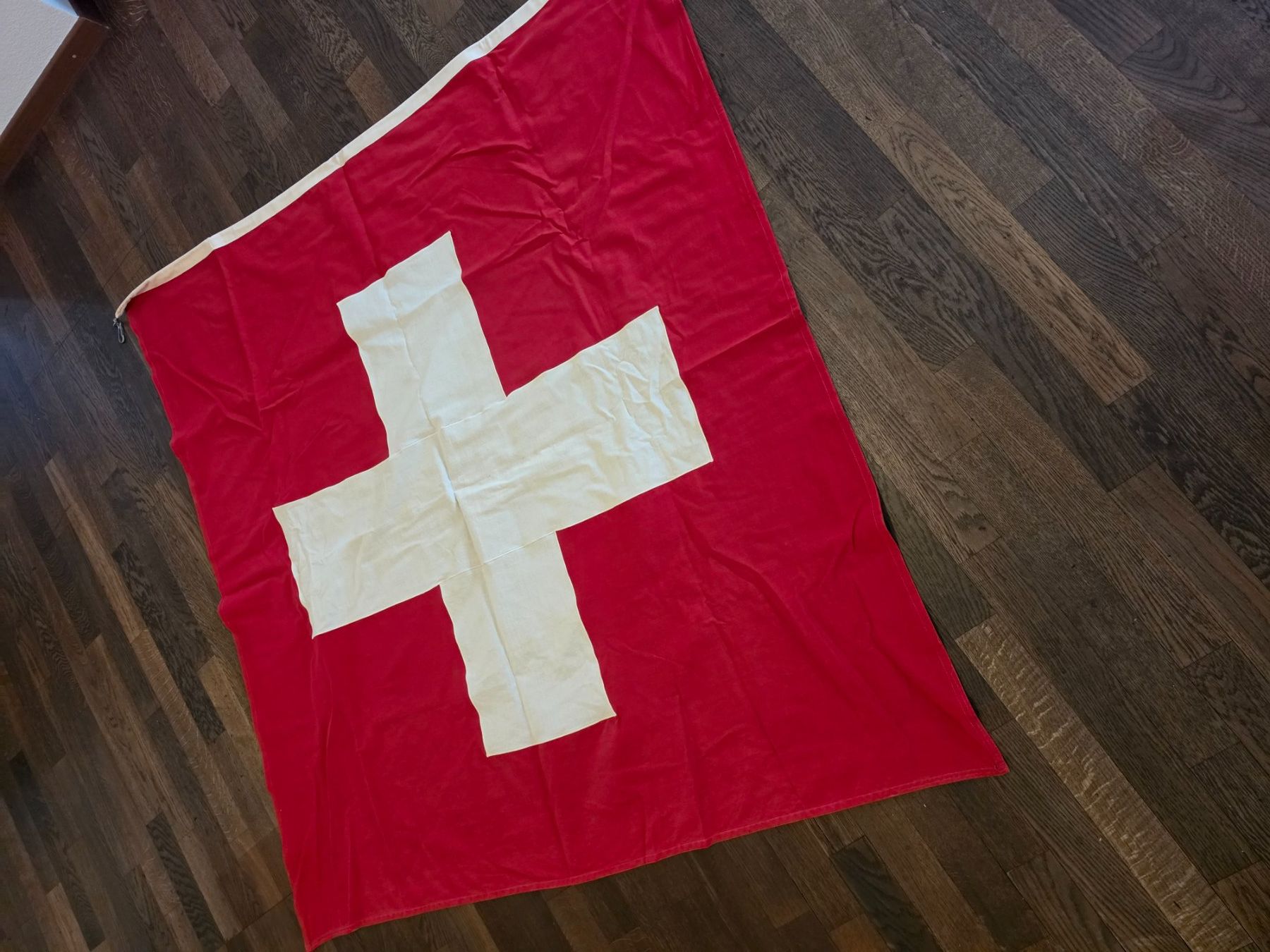 Drapeaux: Schweizerfahne Stoff - Schaltegger & Co. Zürich - genäht – D'occasion à Birr par DisDas 1