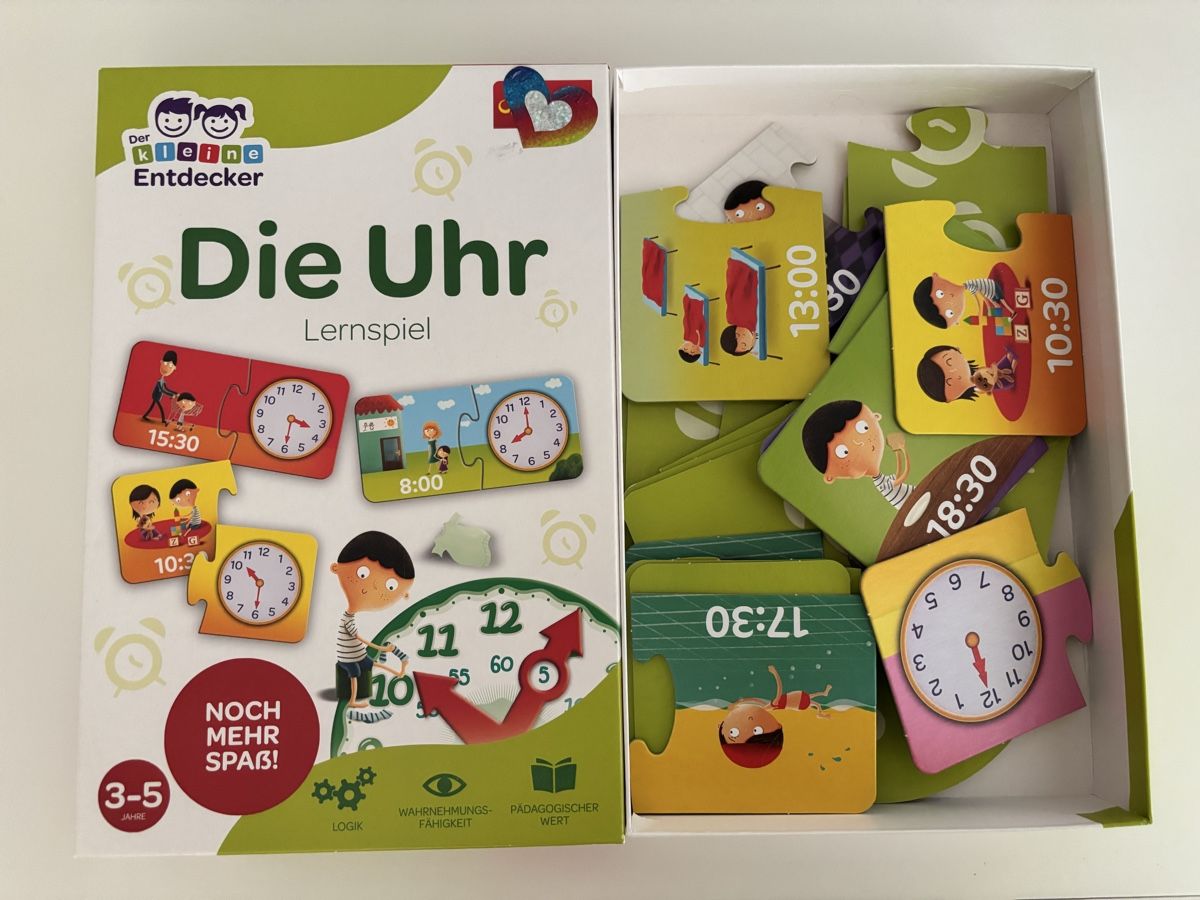 Spiele: Die Uhr Lernspiel 3-5 Jahre – Gebraucht aus Bülach von Karuna 1