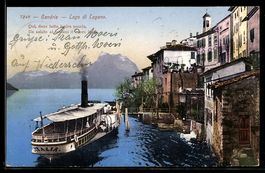 AK Gandria /Lago di Lugano, Panorama