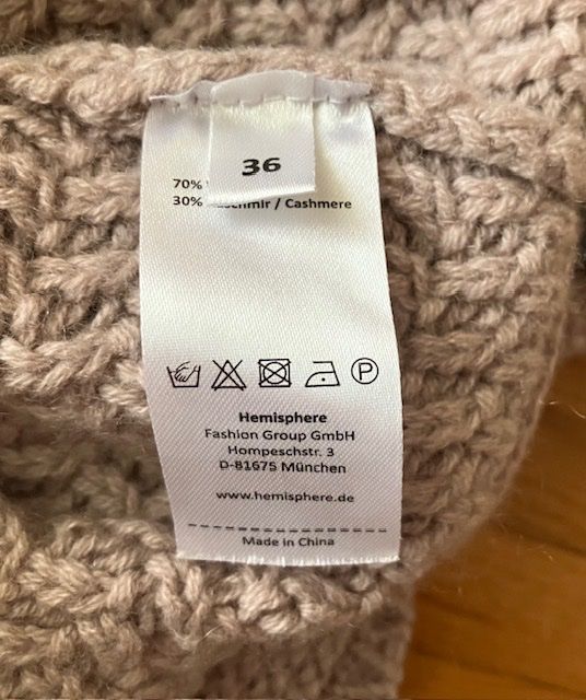 Hemisphere Maglioni & Felpe: HEMISPHERE Strickjacke Wolle/ Cashmere Gr.36 – Usato da Weiningen ZH venduto da moon-55 6