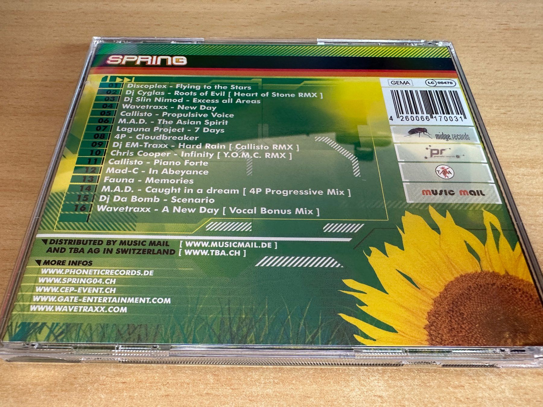 CDs: Wavetraxx – Spring – Gebraucht aus Rikon im Tösstal von Alpenmutz 1