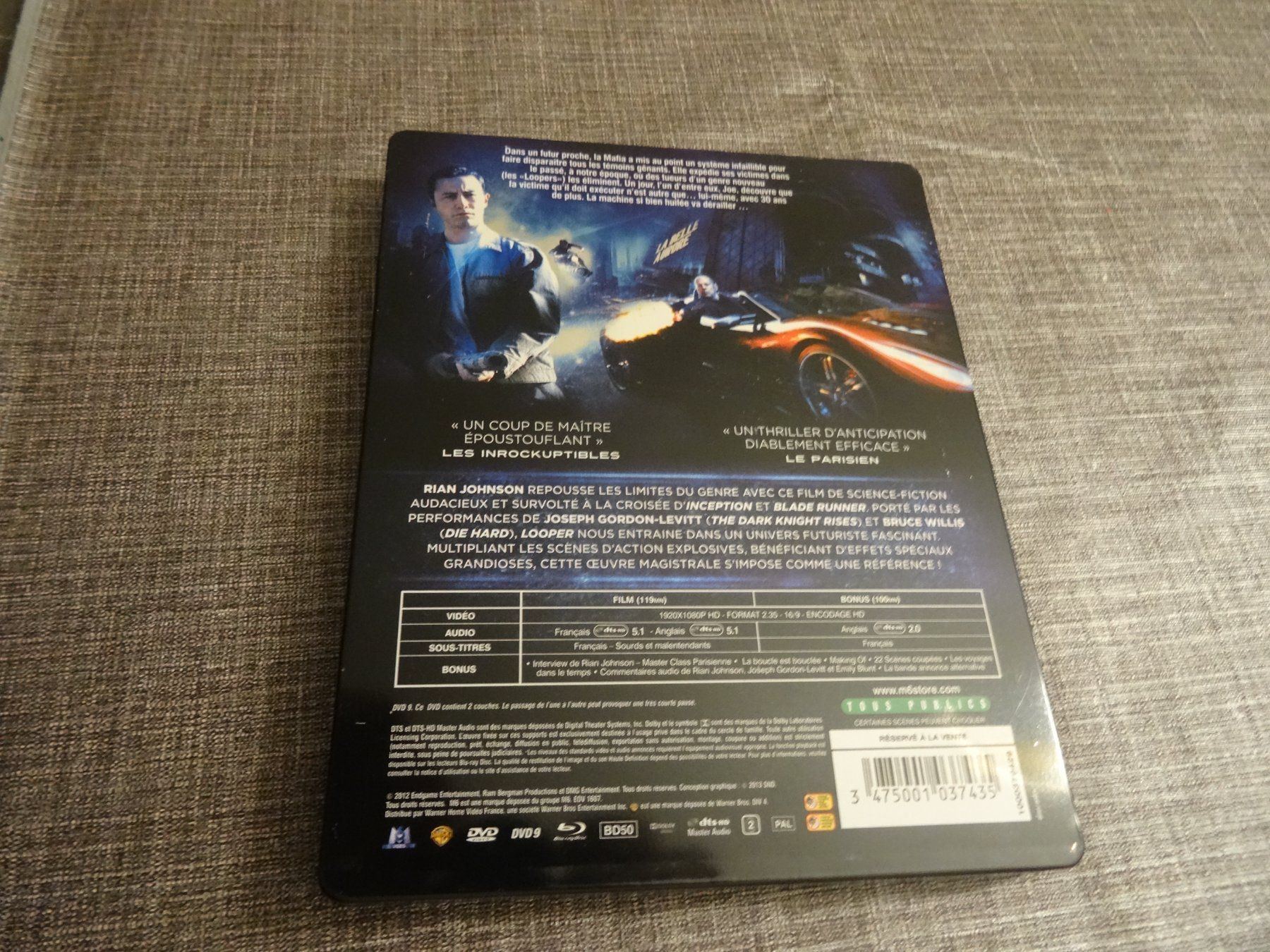 Tous les DVDs: Looper Steelbook Blu-ray – D'occasion à Olten par Disc-Verkauf 2