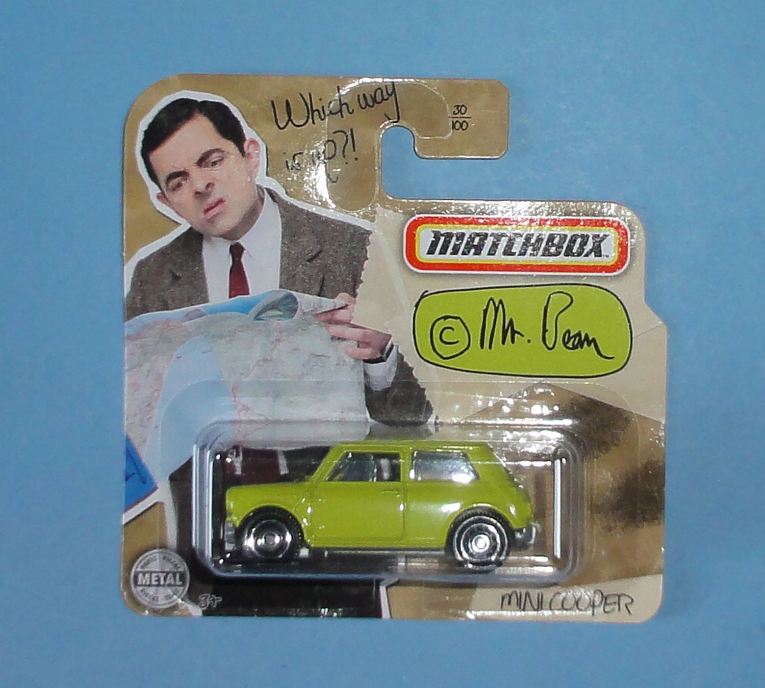 Matchbox Modellini d'auto: Matchbox Mr. Bean Mini Cooper - metal - Neu! – Nuovo e nell'imballaggio originale da Waldenburg venduto da Rcparts