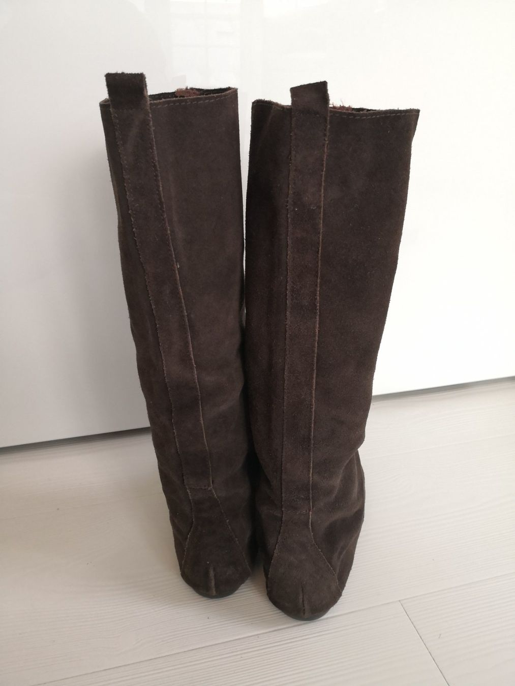 Mango Scarpe da donna: 🤩MANGO WILDLEDER-STIEFEL, BRAUN – Usato da Olten venduto da Naja-Twins-Twins 7