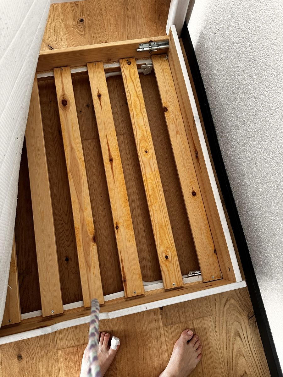 Letti: Flexa Kinderbett mit Rausfallschutz und Bettschublade – Usato da Bischofszell venduto da Frigo04 4